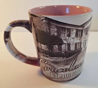 Elvis Presley Coffee Cup Pink Cadillac Graceland Mug Ceramic 15 Oz  • $9.99
