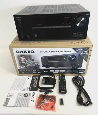 Used -Onkyo TX-NR7100 8K Network AV Receiver-minor Damage- FREE SHIPPING • $499.97