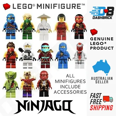 Genuine LEGO® Minifigure - NINJAGO Themed Minifigure - Includes Accessories  • $9.90