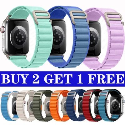 $10.44 • Buy Alpine Loop Band For Apple Watch Ultra 49 45 44 41 40 38mm Series 8 7 6 5 SE 4 3