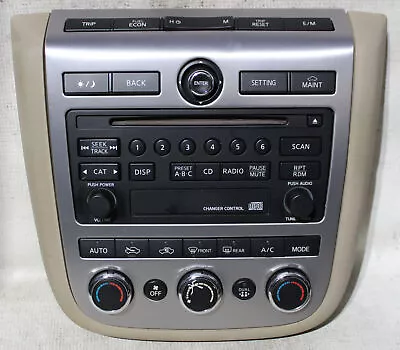 Nissan Murano 2005 2006 2007 Factory Radio & Climate Control Panel 28395CC200 • $65.99