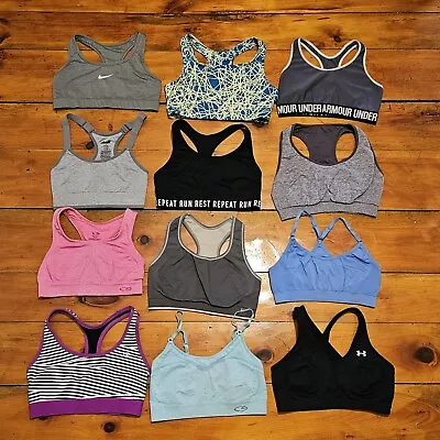 Nike Umbro Under Armour Avia C9 By Champion Womens Sports Bras Lot Of 12 Medium • $35