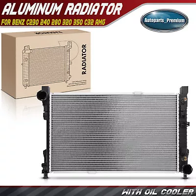 New Aluminum Radiator For Mercedes-Benz C230 240 280 320 350 C32 AMG 2035000503 • $106.99