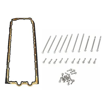 $69.97 • Buy 🔥Victor Reinz Oil Pan Gasket Set With CRP Bolts KIT For BMW E90 E82 N52 N53🔥
