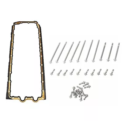 $69.97 • Buy 🔥Victor Reinz Oil Pan Gasket Set With CRP Bolts KIT For BMW E90 E82 N52 N53🔥