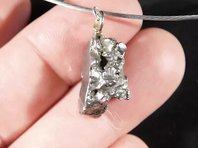 Authentic Meteorite Pendant Or Necklace...a Falling Star! 9.12 • $15.99