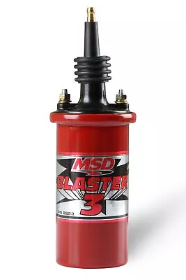 MSD 8223 MSD Ignition Coil Blaster 3 Series (90 Degree Terminal/boot) Red • $71.70