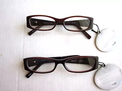 CLOSEOUT!!! Magnivision Elegant Eyes Reading Glasses 'Italia' - +1.50 - 2 Pairs • $5.95