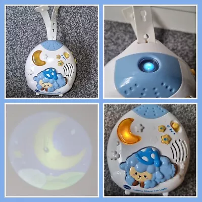 VTech Lullaby Sheep Baby Cot Light Night Light Musical Projector Lamb Vgc! Rare • £19.99