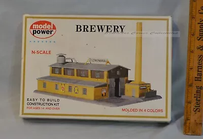 Great Model Power N Scale Railroad Layout Lowenbrau Brewery Building Kit • $24.95