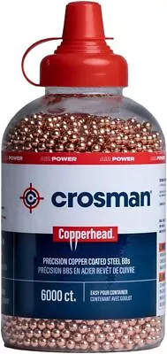  Copperhead 4.5mm Copper Coated BBs In Easy-Pour Bottle For BB Air Pistols And G • $13.99