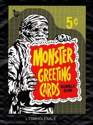 2018 TOPPS 80th Anniversary Wrapper Art Card Monster Greeting Cards #106  PR 207 • $12.49