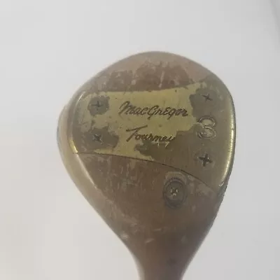 PERSIMMON 1950’s MacGregor Tourney 3-Wood - RH Steel • $69.99