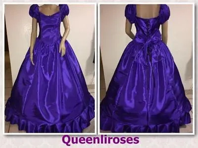 Southern Belle Civil War Nutcracker Old West Ball Gown Dress Purple 36  Bust • $82