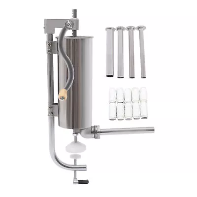 HIGHEND 3L 7LBS Sausage Stuffer Stainless Steel Vertical Meat Maker Press Filler • $45.12