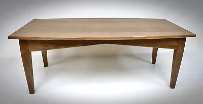 Coffee Table Mcm Danish Mid Century Modern Solid Walnut Artisan Made In Usa • $1150