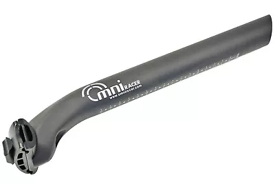 OMNI Racer WORLDS LIGHTEST Carbon Fiber Setback Seatpost 149g: 27.2x250mm Matte • $118.95