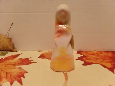 Mosser Glass ~by Vi Hunter~jenny Doll~ Mandarin Slag ~1980-- 4 1/2   Tall • $9.88