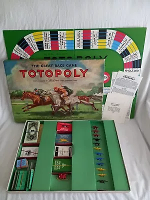 £18.99 • Buy Vintage Waddingtons Totopoly Horse Racing Game - Complete