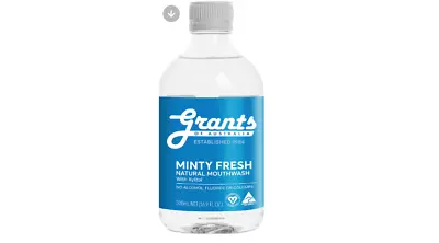 Grants Xylitol Natural Mouthwash 500mL Free Au Shipping • $15