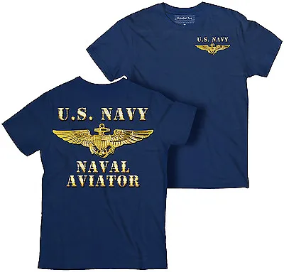 U.S. Navy T-shirt Naval Aviator T-shirt Military T-shirt Veteran T-shirt • $16.99