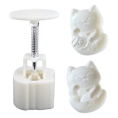 Moon Cake Mold Creative Lucky Cat Shape DIY Baking Mold For Mid-Autumn Festival • $10.52