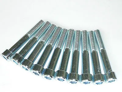 M12 X 1.50 X 80 Fine12:9 DIN912 Socket Cap Head Bolts Bright Zinc Plated R3C • £8.49