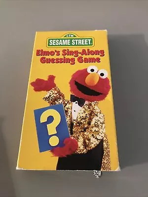 Sesame Street - Elmos Sing-Along Guessing Game (VHS 1996) • $8