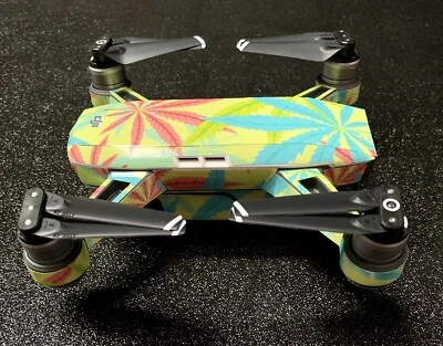 $23.17 • Buy DJI Spark  Wrap W/2 Extra Battery Skin / 420 Skin / Sticker /Decal