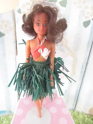 Vintage Hawaiian Fashion Doll Barbie Clone Hula Girl Stand Not Included. • $9.99