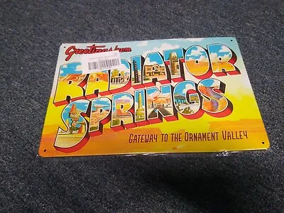 8X12 Greatings From Radiator Springs Gateway To The Ornament Valley Metal Sign • $15