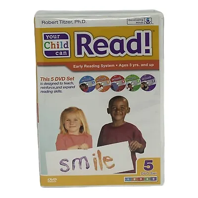 Your Child Can Read - Early Reading System (DVD) 5 Disc Set - Dr Robert Titzer • £18.60