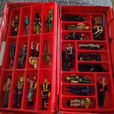 Vintage GI Joe Lot (Figures Accessories File Cards And Case) • $199.99
