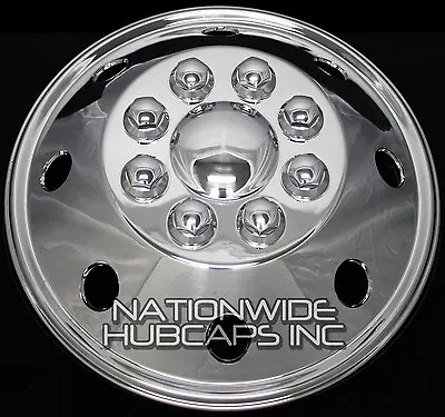 1 - 16  CHROME RV MOTORHOME Dual Wheel Simulators Rim Hub Cap Covers Van Truck • $49.99