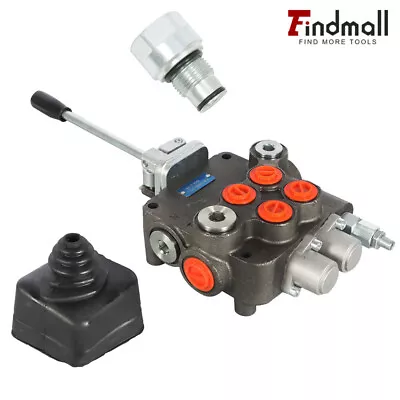 21GPM 2 Spool Hydraulic Directional Control Valve W/Joystick W/conversion Plug • $112