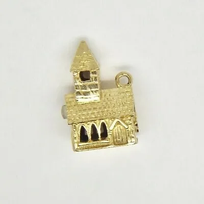 Church Stanhope Charm - 9ct Yellow Gold - Opening Feature - 18x12mm • £135.99