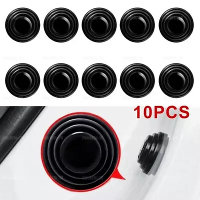 10X Car Door Anti-Shock Rubber Pad Shock-Absorbing Gasket Car Parts Accessories • $8.73