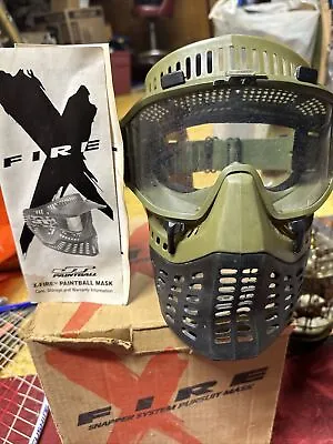 Vintage Jt USA Paintball Mask Fire Snapper System Pursuit Mask With Box  • $34.99