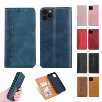 $11.96 • Buy Case For IPhone 6 6S 7+ 8 Plus X XR XS 11 12 13 Pro Max Leather Flip Card Cover