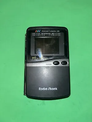 Radio Shack Pocket Vision 35 Mini LCD Color TV  UHF/VHF  MODEL #16-172 • $17.99