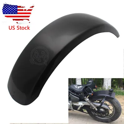 Motorcycle Black Steel 6.1  Rear Fender Mudguard For Harley Bobber Yamaha VTX DS • $45.99