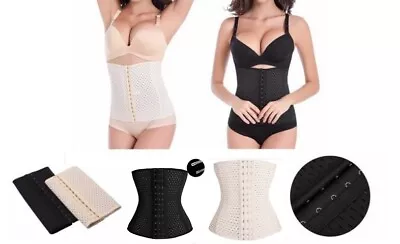 Breathable Elastic Body Shaping Slimming Tummy Waist Shaper Trainer Corset Belt • £5.49