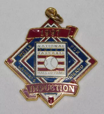 RARE 1997 MLB Baseball Hall Of Fame Ceremonies Press Pin Charm • $9.99