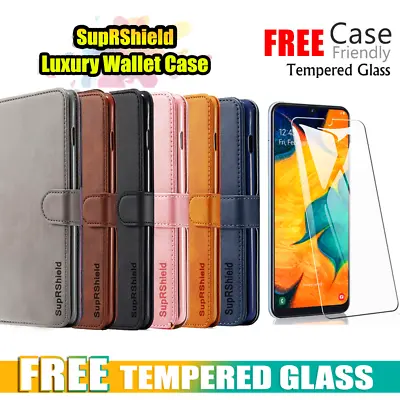 For Samsung Galaxy A11 A51 A70 A20 A30 A50 A71 5G Leather Wallet Flip Case Cover • $9.99