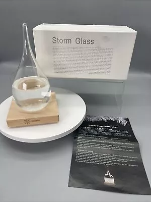 Storm Glass Weather Predictor Weather Station Weather Forecaster With Medium • $29.99