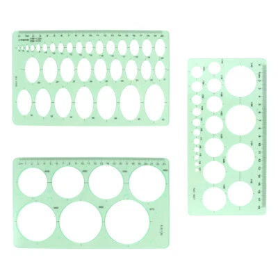 £8.95 • Buy 3 Pcs Circle Stencil Circle Template For Drawing Circle Drawing Maker Tool