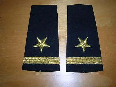 US Navy Uniform Officer Soft Shoulderboards Epaulets Ensign O1 For Dress Shirt • $12.99