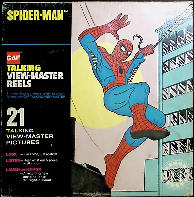 Amazing Spider-Man Talking View-Master 3 Reel Set - Full Color Images • $19.99