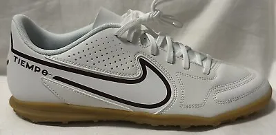 Nike Tiempo Legend 9 Club Turf Soccer Shoes White DA1193-169. Mens Sz: 7 • $42.50