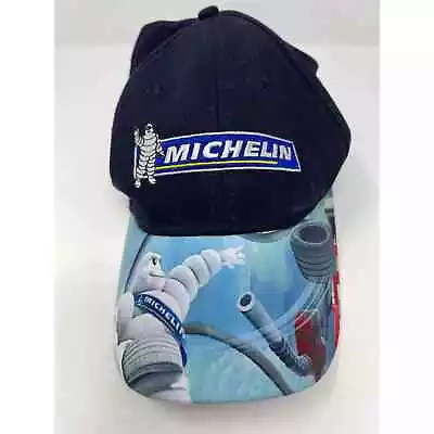 Michelin Tires Adjustable Strap Back Hat Michelin Man Throwing A Tire  • $18